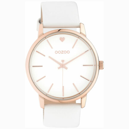 Ρολόι Γυναικείο OOZOO C10925. Ρολόι OOZOO με Ροζ Χρυσό πλαίσιο και Λευκό καντράν. Αυτό το Γυναικείο ρολόι είναι 40 mm mm. Είναι διαθέσιμο στο κατάστημα. Αποστολή αυθημερόν