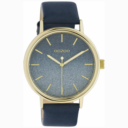 Ρολόι Γυναικείο OOZOO C10938. Ρολόι OOZOO με Χρυσό πλαίσιο και Μπλε καντράν. Αυτό το Γυναικείο ρολόι είναι 42 mm mm. Είναι διαθέσιμο στο κατάστημα. Αποστολή αυθημερόν