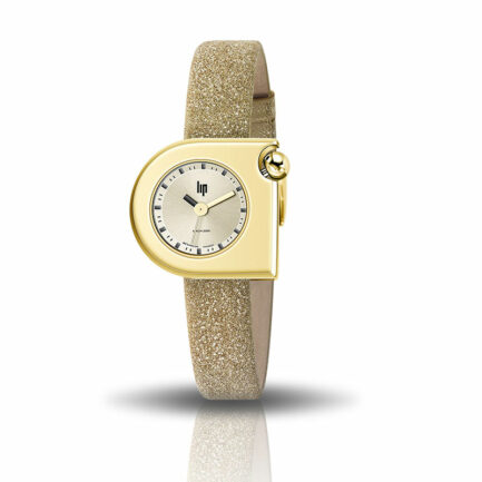 Ρολόι Γυναικείο Lip 671170. Ρολόι Lip με Χρυσό πλαίσιο και Ασημί καντράν. Αυτό το Γυναικείο ρολόι είναι 30x28mm mm. Είναι διαθέσιμο στο κατάστημα. Αποστολή αυθημερόν