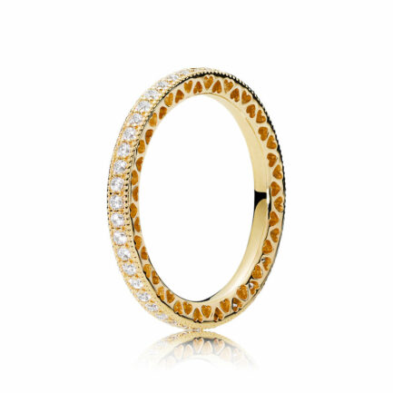 Εδώ υπάρχει ένα Δαχτυλίδι Pandora Sparkle & Hearts Ring Ασημένιο με Ροζ Χρυσό χρώμα μετάλλου, με κωδικό 167076CZ σε τιμή 99 €.