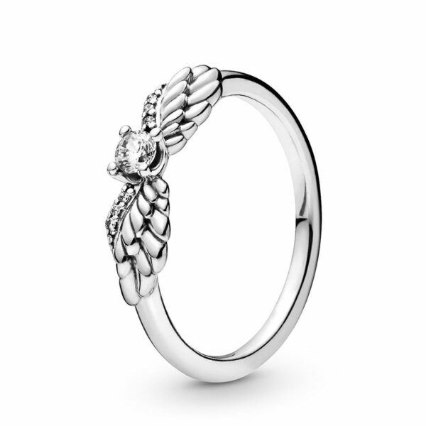 Εδώ υπάρχει ένα Δαχτυλίδι Pandora Sparkling Angel Wings Ring Ασημένιο με Λευκό χρώμα μετάλλου, με κωδικό 198500C01 σε τιμή 49 €.